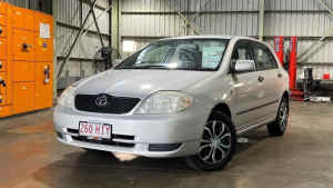 2003 Toyota Corolla ZZE122R Ascent Silver 4 Speed Automatic Hatchback