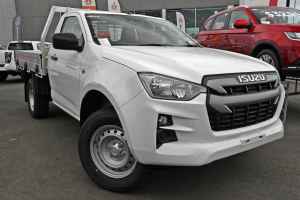 2023 Isuzu D-MAX RG MY23 SX 4x2 High Ride Mineral White 6 Speed Sports Automatic Cab Chassis Nundah Brisbane North East Preview