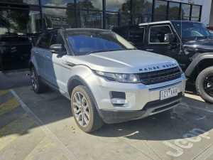 2011 Land Rover Range Rover Evoque L538 MY12 Si4 CommandShift Dynamic Silver 6 Speed