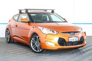 2015 Hyundai Veloster FS4 Series II Coupe D-CT Orange 6 Speed Sports Automatic Dual Clutch Hatchback