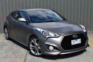2016 Hyundai Veloster FS4 Series II SR Coupe D-CT Turbo Grey 7 Speed Sports Automatic Dual Clutch