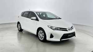 2014 Toyota Corolla ZRE182R Ascent S-CVT White 7 Speed Constant Variable Hatchback