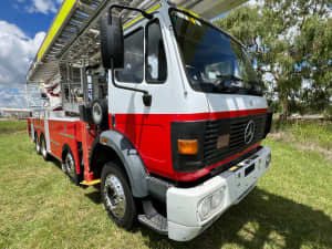 Mercedes Benz 2435 Super Class 8x4 Fire Unit/Ladder Boom Truck.  Ex NSW Fire & Rescue Service. Inverell Inverell Area Preview