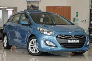 2013 Hyundai i30 GD Active Tourer Blue 6 Speed Sports Automatic Wagon Kirrawee Sutherland Area Preview