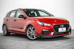 2020 Hyundai i30 PD.3 MY20 N Line D-CT Red 7 Speed Sports Automatic Dual Clutch Hatchback