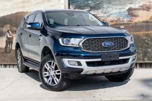 2021 Ford Everest UA II Trend Wagon 7st 5dr Spts Auto 6sp, 4WD 3.2DT [MY21.25] Blue Automatic SUV