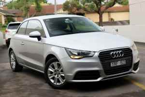 2011 Audi A1 8X MY11 Attraction S Tronic Silver 7 Speed Sports Automatic Dual Clutch Hatchback