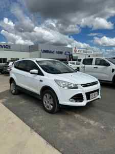 2016 Ford Kuga TF MY16 Ambiente AWD White 6 Speed Sports Automatic Wagon