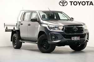 2020 Toyota Hilux GUN126R SR Double Cab Grey 6 Speed Sports Automatic Cab Chassis