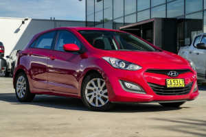 2013 Hyundai i30 GD Active Red 6 Speed Sports Automatic Hatchback