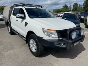 2015 Ford Ranger PX XLT Double Cab White 6 Speed Sports Automatic Utility