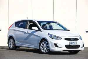 2017 Hyundai Accent RB6 MY18 Sport White 6 Speed Sports Automatic Hatchback Ringwood Maroondah Area Preview