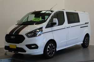 2023 Ford Transit Custom VN 2023.25MY 320L (Low Roof) Sport White 6 Speed Automatic Double Cab Van