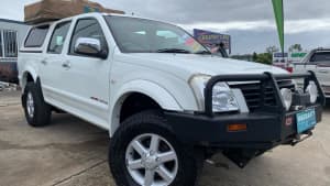 2004 Holden Rodeo RA LT (4x4) White 4 Speed Automatic Crew Cab Pickup