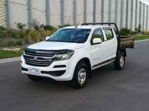 2018 Holden Colorado RG MY18 LS Crew Cab White 6 Speed Sports Automatic Cab Chassis Altona North Hobsons Bay Area Preview