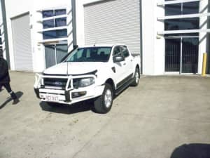 2013 Ford Ranger PX XLT 3.2 (4x4) White 6 Speed Automatic Dual Cab Utility