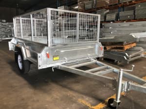 𝗦𝗔𝗟𝗘 | New Galvanised 600mm Cage 6x4 Box Trailer For Sale