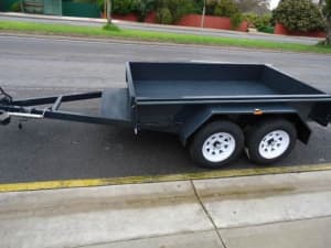 8X5 TRAILER DUAL AXLE BRAKED 2 TON RATED BOX TRAILER 