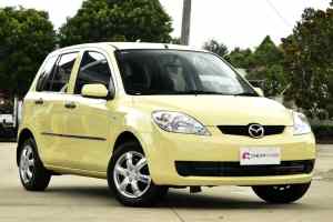 2006 Mazda 2 DY10Y2 Neo Yellow 5 Speed Manual Hatchback