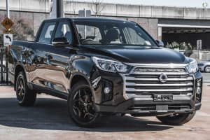 2023 Ssangyong Musso Q261 MY24 Ultimate Luxury Crew Cab Black 6 Speed Sports Automatic Utility