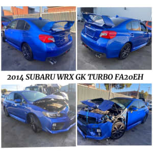 Wrecking 2014 Subaru WRX GK FA20E Automatic Sedan in Blue Colour •K7X•♦️