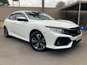 2017 Honda Civic MY17 VTi-L White Orchid Continuous Variable Hatchback