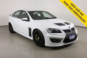 2012 Holden Special Vehicles GTS E Series 3 MY12.5 25th Anniversary White 6 Speed Manual Sedan