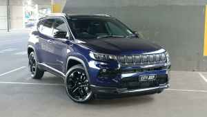 2023 Jeep Compass M6 MY23 Night Eagle FWD Blue 6 Speed Automatic Wagon Southbank Melbourne City Preview