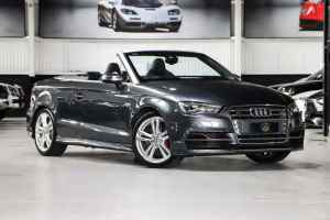 2014 Audi S3 8V MY15 S Tronic Quattro Grey 6 Speed Sports Automatic Dual Clutch Cabriolet