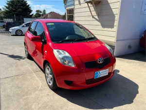 2007 Toyota Yaris NCP91R YRS Red 4 Speed Automatic Hatchback
