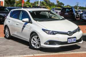 2016 Toyota Corolla ZRE182R Ascent Sport S-CVT Crystal Pearl 7 Speed Constant Variable Hatchback