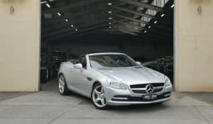 2012 Mercedes-Benz SLK-Class R172 SLK250 BlueEFFICIENCY 7G-Tronic Silver 7 Speed Sports Automatic