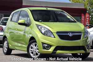 2013 Holden Barina Spark MJ MY13 CD Green 4 Speed Automatic Hatchback Liverpool Liverpool Area Preview
