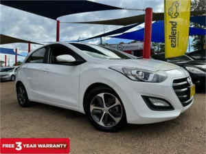 2017 Hyundai i30 GD4 Series II MY17 Active X DCT White 7 Speed Sports Automatic Dual Clutch