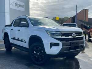 2024 Volkswagen Amarok NF TDI600 PanAmericana Clear White 10 Speed Automatic Utility