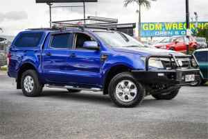 2014 Ford Ranger PX XLS Double Cab Blue 6 Speed Manual Utility Archerfield Brisbane South West Preview