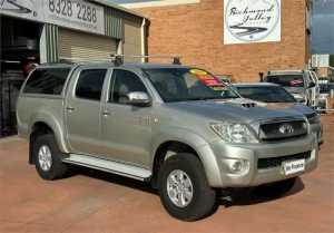 2009 Toyota Hilux KUN26R 08 Upgrade SR5 (4x4) Silver, Chrome 5 Speed Manual Dual Cab Pick-up Richmond Hawkesbury Area Preview