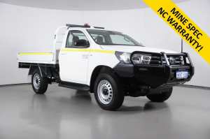 2023 Toyota Hilux GUN126R SR (4x4) White 6 Speed Automatic Cab Chassis