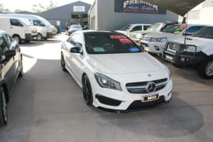 2016 Mercedes-AMG CLA45 117 MY16 4Matic White 7 Speed Automatic Coupe