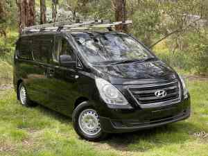 2016 Hyundai iLOAD TQ3-V Series II MY17 Black 5 Speed Automatic Van