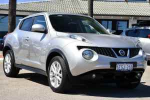 2014 Nissan Juke F15 MY14 ST 2WD Silver 1 Speed Constant Variable Hatchback