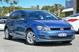 2013 Volkswagen Golf VII 90TSI DSG Comfortline Blue 7 Speed Sports Automatic Dual Clutch Hatchback