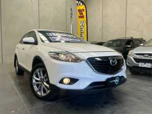 2013 Mazda CX-9 TB10A5 MY14 Luxury Activematic White 6 Speed Sports Automatic Wagon