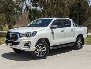 2018 Toyota Hilux (No Series) SR5 4x4 Double-Cab Pick-Up Glacier White 6 Speed Automatic Utility