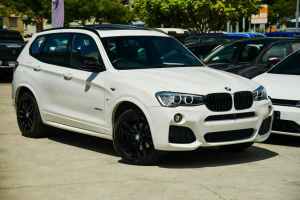 2017 BMW X3 F25 LCI xDrive30d Steptronic White 8 Speed Sports Automatic Wagon