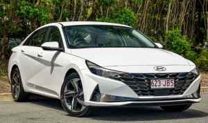 2023 Hyundai i30 CN7.V1 MY23 Elite White 6 Speed Sports Automatic Sedan