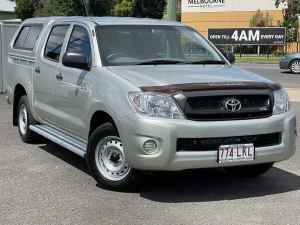 2008 Toyota Hilux GGN15R MY09 SR 4x2 Silver 5 Speed Automatic Utility