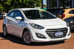 2016 Hyundai i30 GD4 Series II MY17 Active White 6 Speed Sports Automatic Hatchback