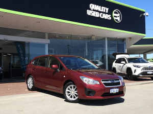 2013 Subaru Impreza G4 MY13 2.0i Lineartronic AWD Red 6 Speed Constant Variable Hatchback