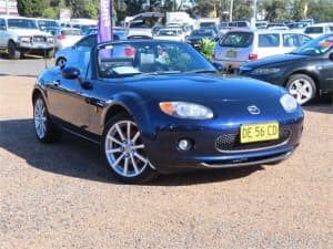 2006 Mazda MX-5 NC30F1 MY07 Roadster Coupe Blue 6 Speed Manual Hardtop